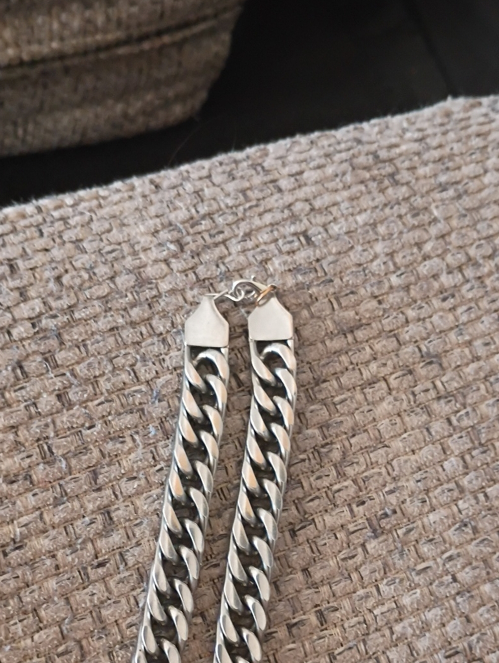 Kay Jewelers Men's Silver Cuban Link Chain Necklace